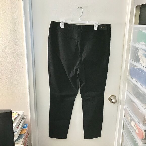 Women's Express High Rise Black Pants - Size 18L - Picture 6 of 7